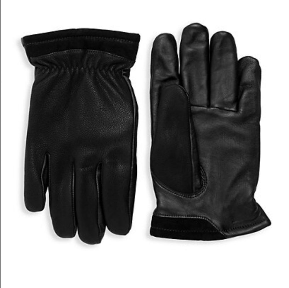 New Men's Black UGG Gloves L Touch Screen